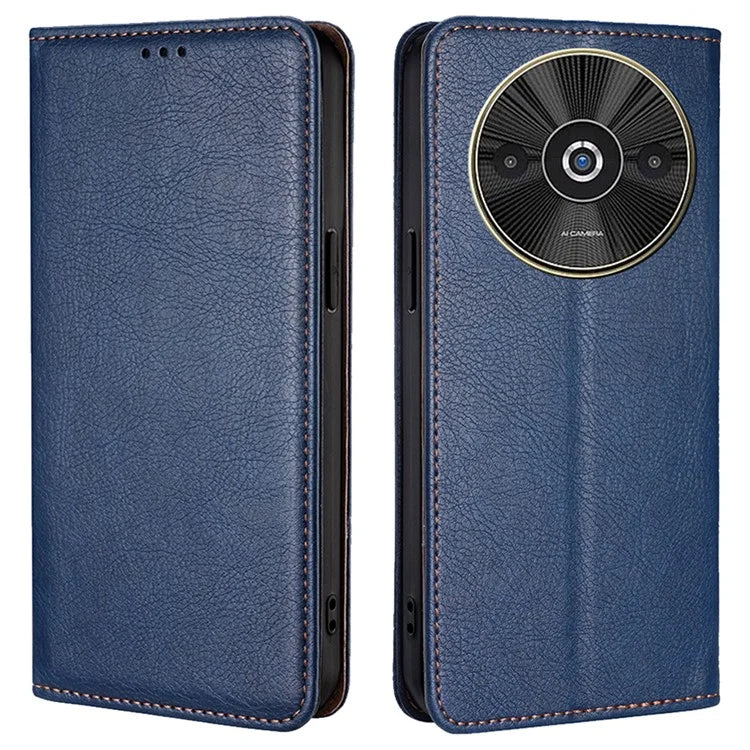For Xiaomi Redmi A3 / Poco C61 4G Case Solid Color Wallet Leather Phone Cover
