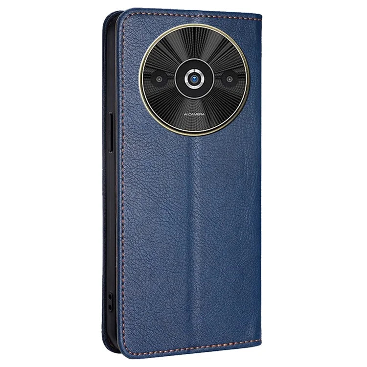 For Xiaomi Redmi A3 / Poco C61 4G Case Solid Color Wallet Leather Phone Cover