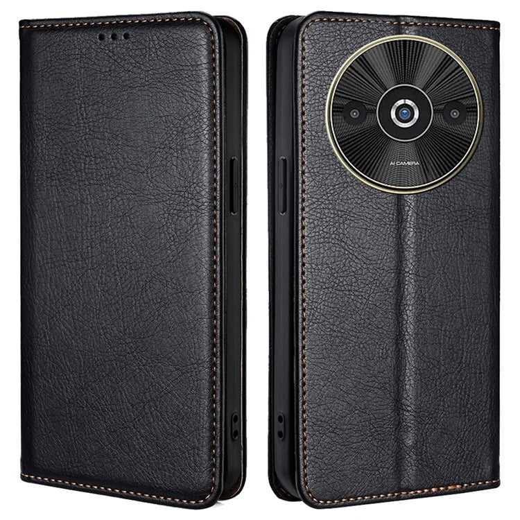 For Xiaomi Redmi A3 / Poco C61 4G Case Solid Color Wallet Leather Phone Cover