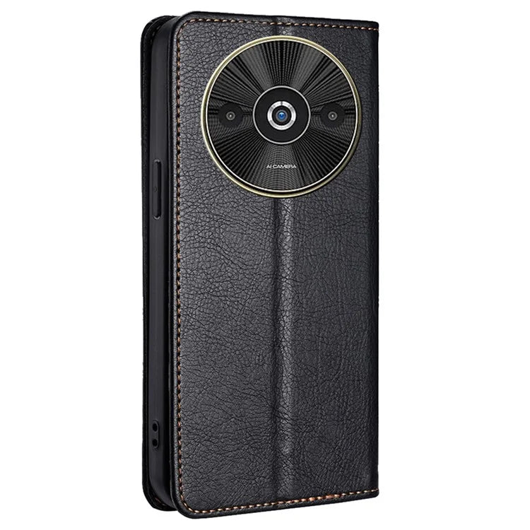 For Xiaomi Redmi A3 / Poco C61 4G Case Solid Color Wallet Leather Phone Cover