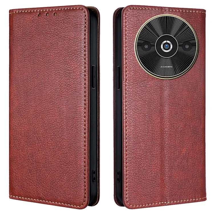 For Xiaomi Redmi A3 / Poco C61 4G Case Solid Color Wallet Leather Phone Cover
