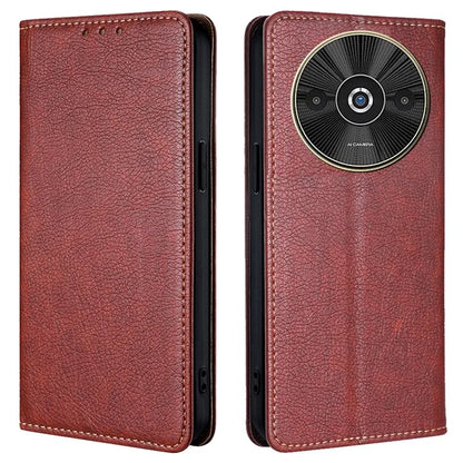 For Xiaomi Redmi A3 / Poco C61 4G Case Solid Color Wallet Leather Phone Cover
