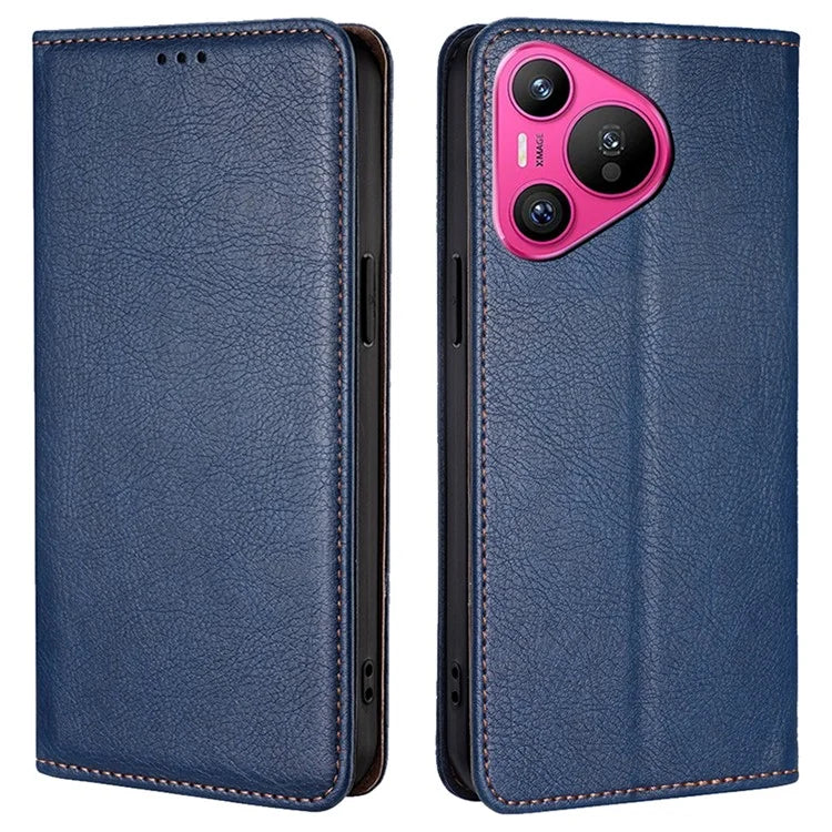 For Huawei Pura 70 Magnetic Case Solid Color Wallet Shell Mobile Phone Accessories Wholesale