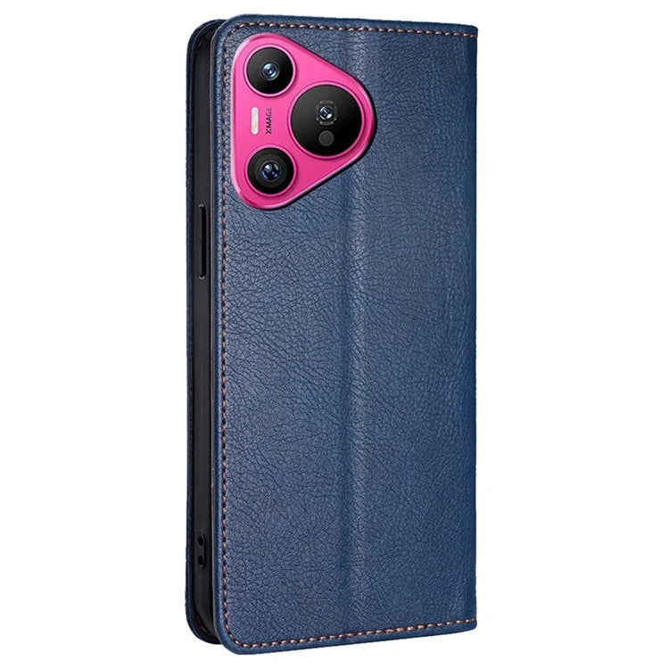For Huawei Pura 70 Magnetic Case Solid Color Wallet Shell Mobile Phone Accessories Wholesale