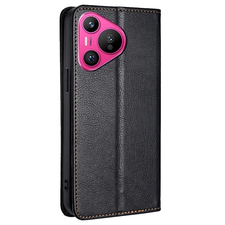 For Huawei Pura 70 Magnetic Case Solid Color Wallet Shell Mobile Phone Accessories Wholesale