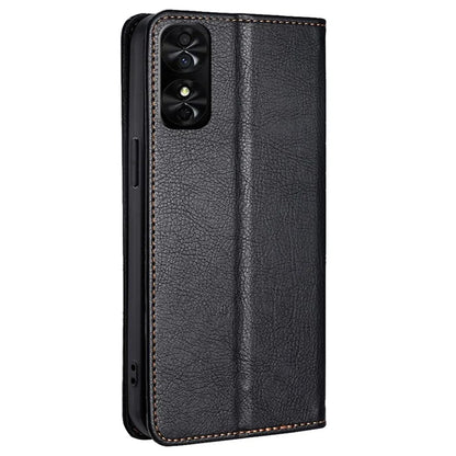 For TCL 50 SE Leather Case Solid Color Magnetic Closing Wallet Stand Phone Cover