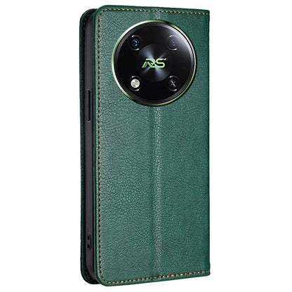 For itel RS4 4G Case Solid Color PU Leather Wallet Full Protection Phone Cover