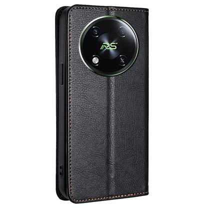 For itel RS4 4G Case Solid Color PU Leather Wallet Full Protection Phone Cover