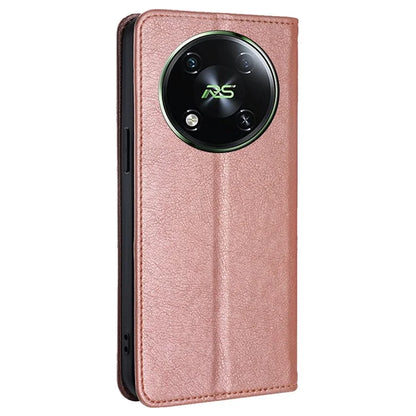 For itel RS4 4G Case Solid Color PU Leather Wallet Full Protection Phone Cover