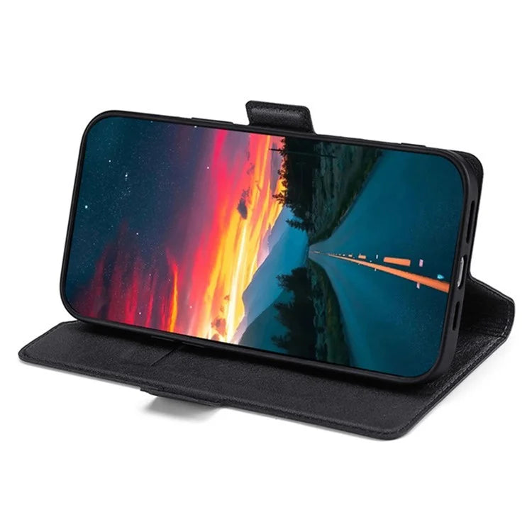 For Xiaomi Redmi Turbo 3 5G / Poco F6 5G Case PU Leather Magnetic Clasp Stand TPU Inner Shell Phone Cover