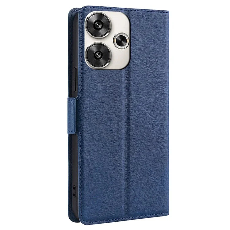 For Xiaomi Redmi Turbo 3 5G / Poco F6 5G Case PU Leather Magnetic Clasp Stand TPU Inner Shell Phone Cover
