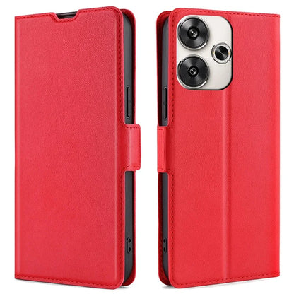 For Xiaomi Redmi Turbo 3 5G / Poco F6 5G Case PU Leather Magnetic Clasp Stand TPU Inner Shell Phone Cover