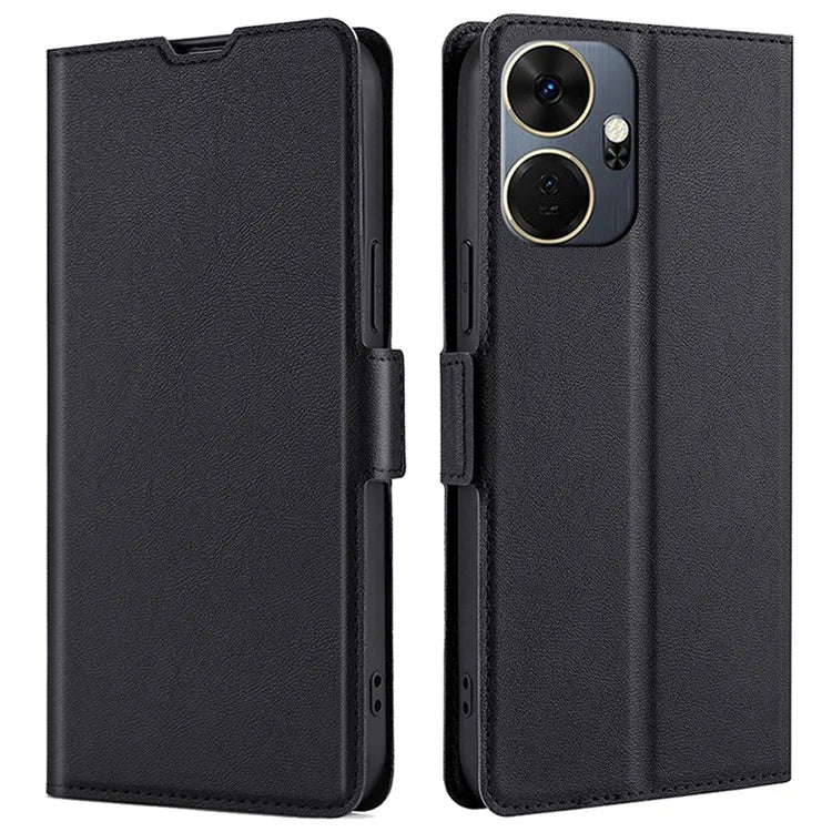For itel P55+ Shockproof Case Ultra Slim PU Leather Wallet Phone Cover