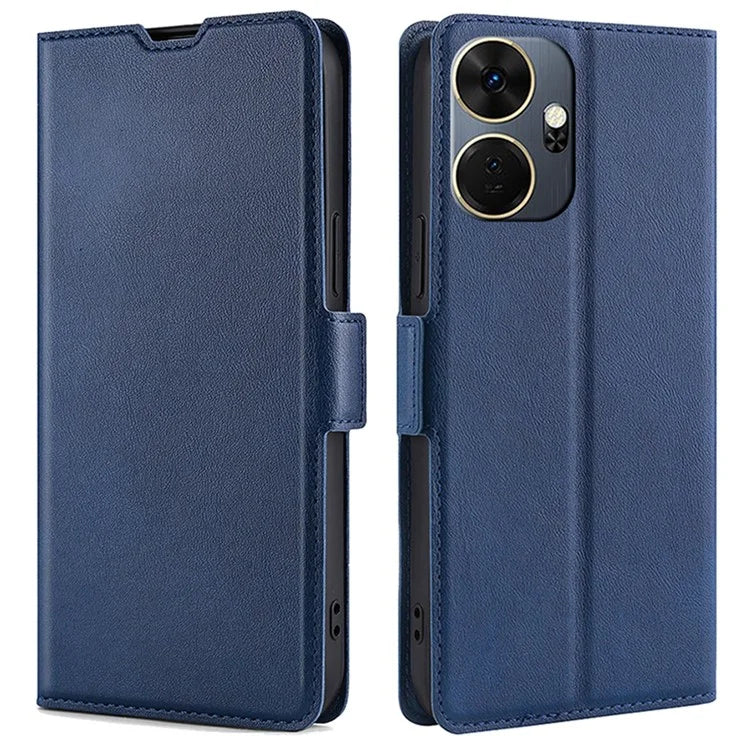 For itel P55+ Shockproof Case Ultra Slim PU Leather Wallet Phone Cover