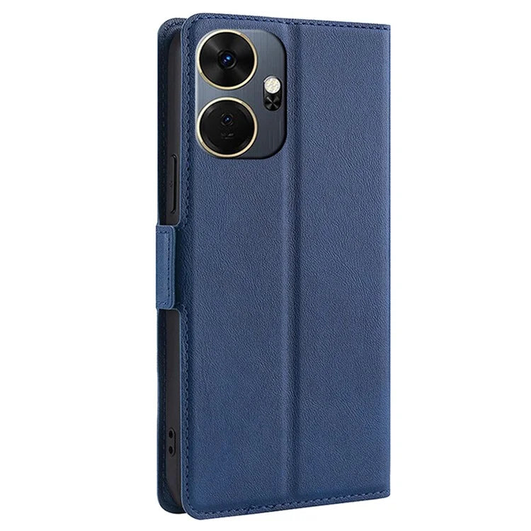 For itel P55+ Shockproof Case Ultra Slim PU Leather Wallet Phone Cover