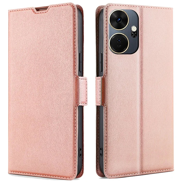 For itel P55+ Shockproof Case Ultra Slim PU Leather Wallet Phone Cover