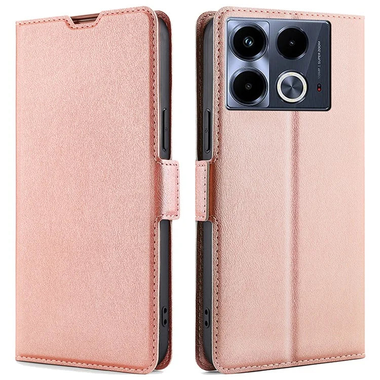 For Infinix Note 40 Case PU Leather Ultra-Thin Shockproof Wallet Phone Cover