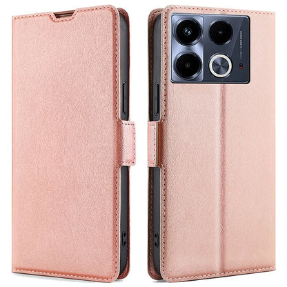 For Infinix Note 40 Case PU Leather Ultra-Thin Shockproof Wallet Phone Cover