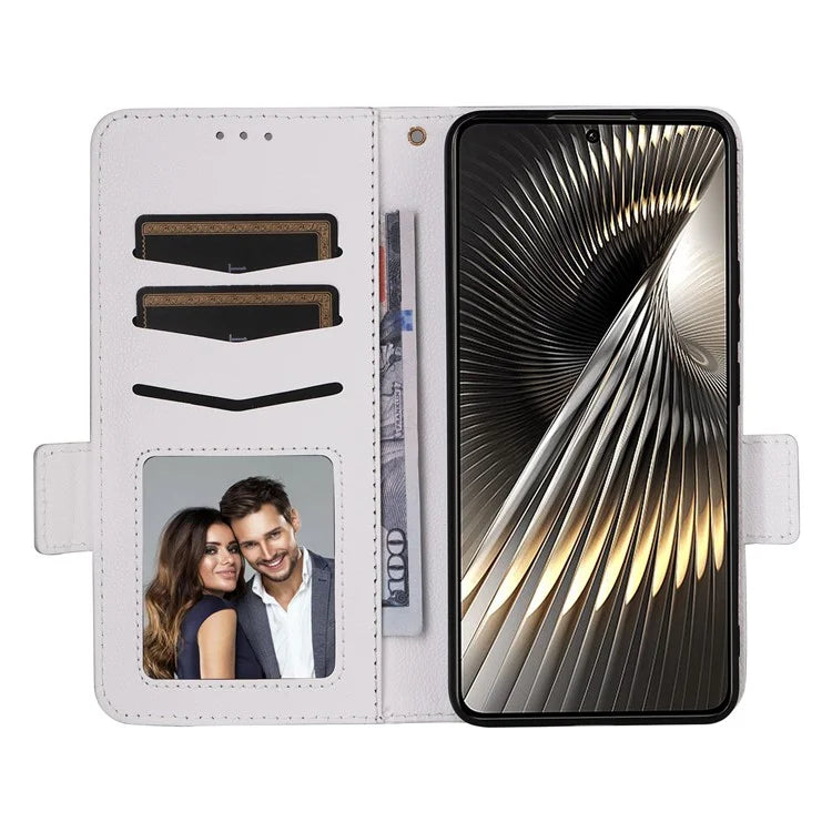 For Xiaomi Redmi Turbo 3 5G / Poco F6 5G Case PU Leather Side Magnetic Clasp Wallet Phone Cover