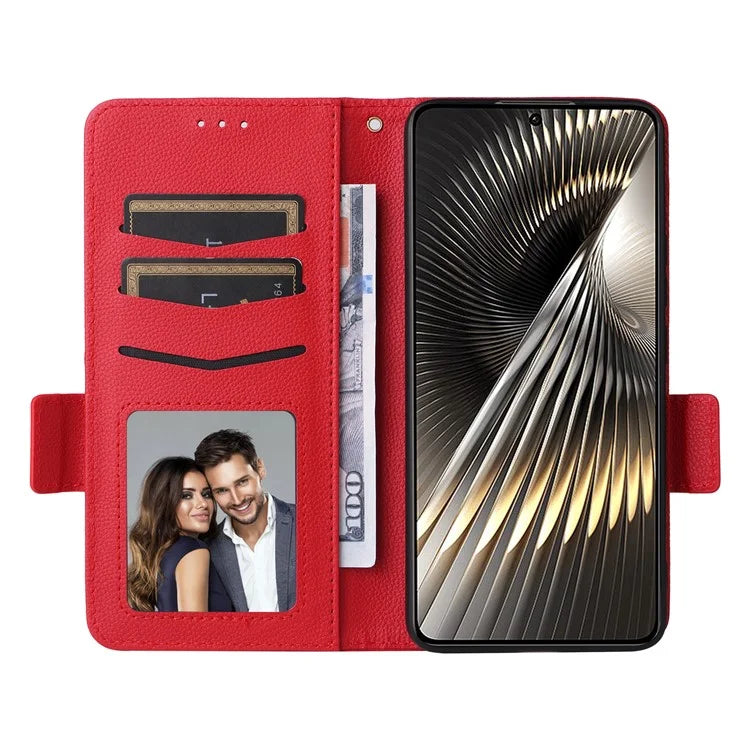 For Xiaomi Redmi Turbo 3 5G / Poco F6 5G Case PU Leather Side Magnetic Clasp Wallet Phone Cover