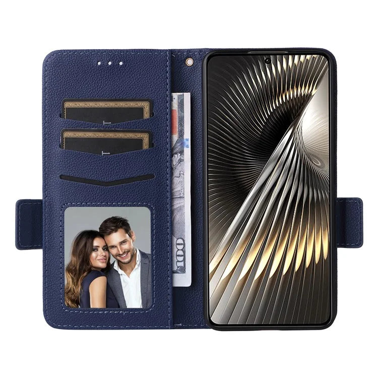 For Xiaomi Redmi Turbo 3 5G / Poco F6 5G Case PU Leather Side Magnetic Clasp Wallet Phone Cover