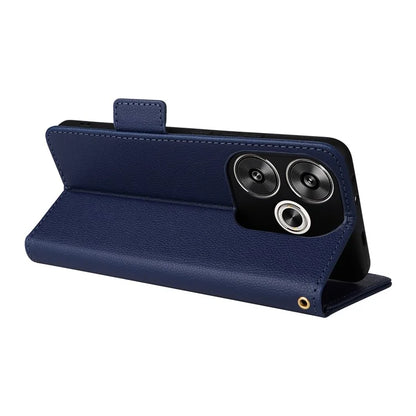 For Xiaomi Redmi Turbo 3 5G / Poco F6 5G Case PU Leather Side Magnetic Clasp Wallet Phone Cover
