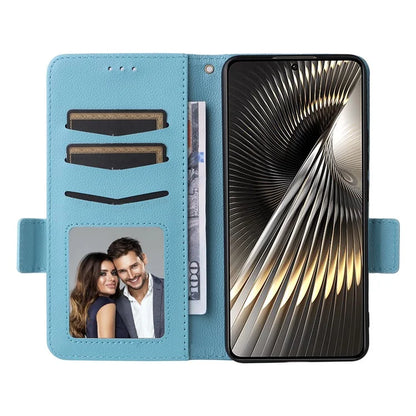 For Xiaomi Redmi Turbo 3 5G / Poco F6 5G Case PU Leather Side Magnetic Clasp Wallet Phone Cover