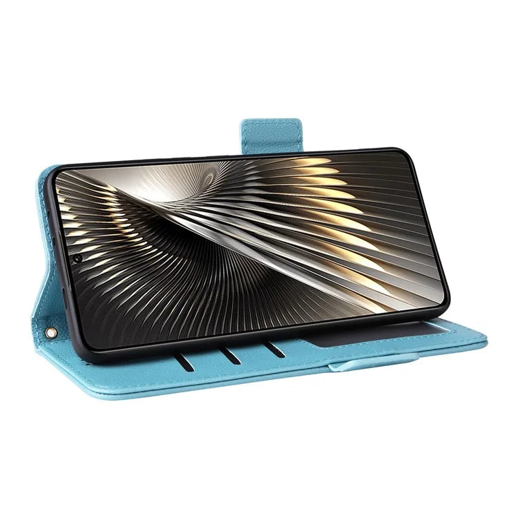 For Xiaomi Redmi Turbo 3 5G / Poco F6 5G Case PU Leather Side Magnetic Clasp Wallet Phone Cover