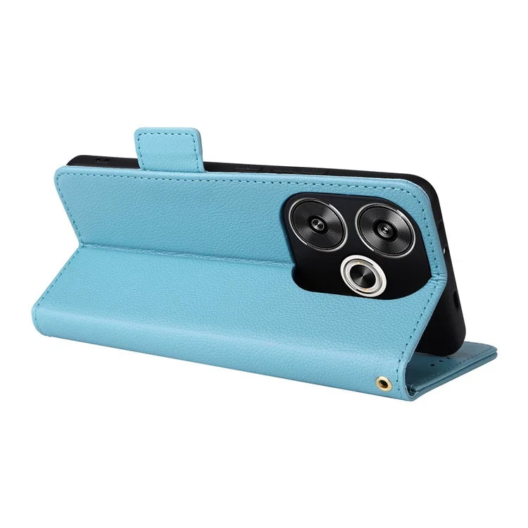 For Xiaomi Redmi Turbo 3 5G / Poco F6 5G Case PU Leather Side Magnetic Clasp Wallet Phone Cover