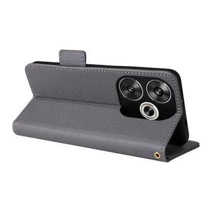 For Xiaomi Redmi Turbo 3 5G / Poco F6 5G Case PU Leather Side Magnetic Clasp Wallet Phone Cover