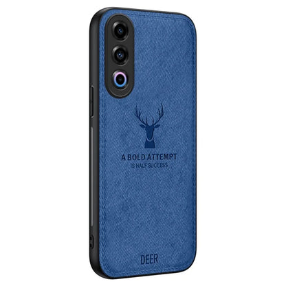For Oppo K12 Shockproof Case Deer Pattern Leather+PC+TPU Protective Back Cover