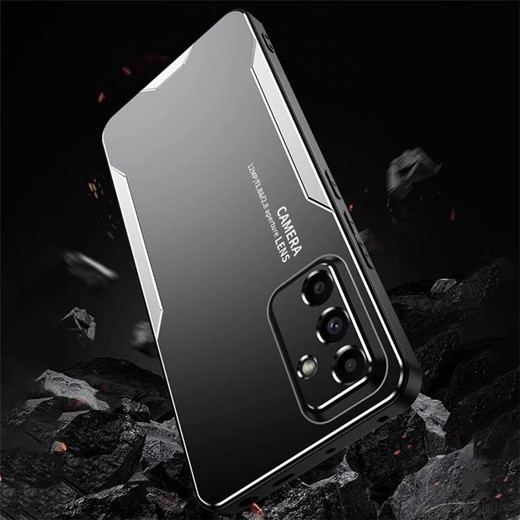 For Samsung Galaxy M55 5G / C55 5G / F55 5G Case Aluminum Alloy+PC+TPU Military Drop Protection Phone Cover