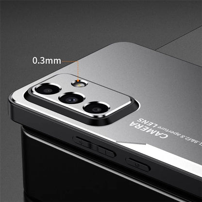 For Samsung Galaxy M55 5G / C55 5G / F55 5G Case Aluminum Alloy+PC+TPU Military Drop Protection Phone Cover
