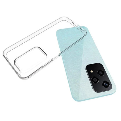 For Honor 200 Lite Cell Phone Case Ultra Thin Transparent TPU Back Cover with Big Lens Hole