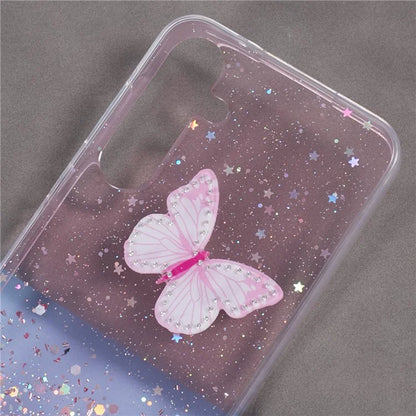 AW Series For Samsung Galaxy A55 5G Case Butterfly Pattern TPU+PVC Phone Cover