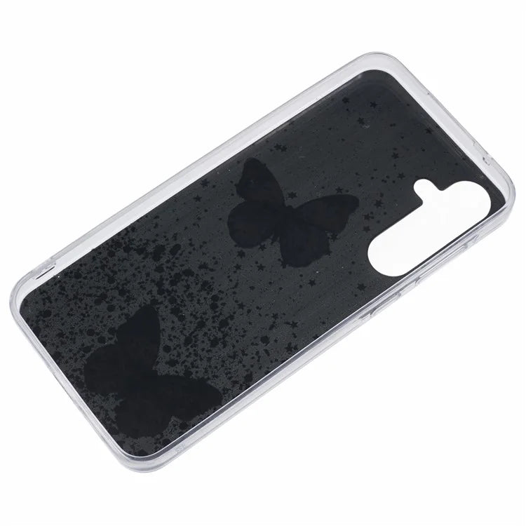 AW Series For Samsung Galaxy A35 5G Slim Case Butterfly Pattern TPU+PVC Phone Shell