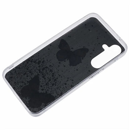 AW Series For Samsung Galaxy A35 5G Slim Case Butterfly Pattern TPU+PVC Phone Shell