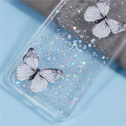 AW Series For Samsung Galaxy A35 5G Slim Case Butterfly Pattern TPU+PVC Phone Shell