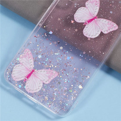 AW Series For Samsung Galaxy A35 5G Slim Case Butterfly Pattern TPU+PVC Phone Shell