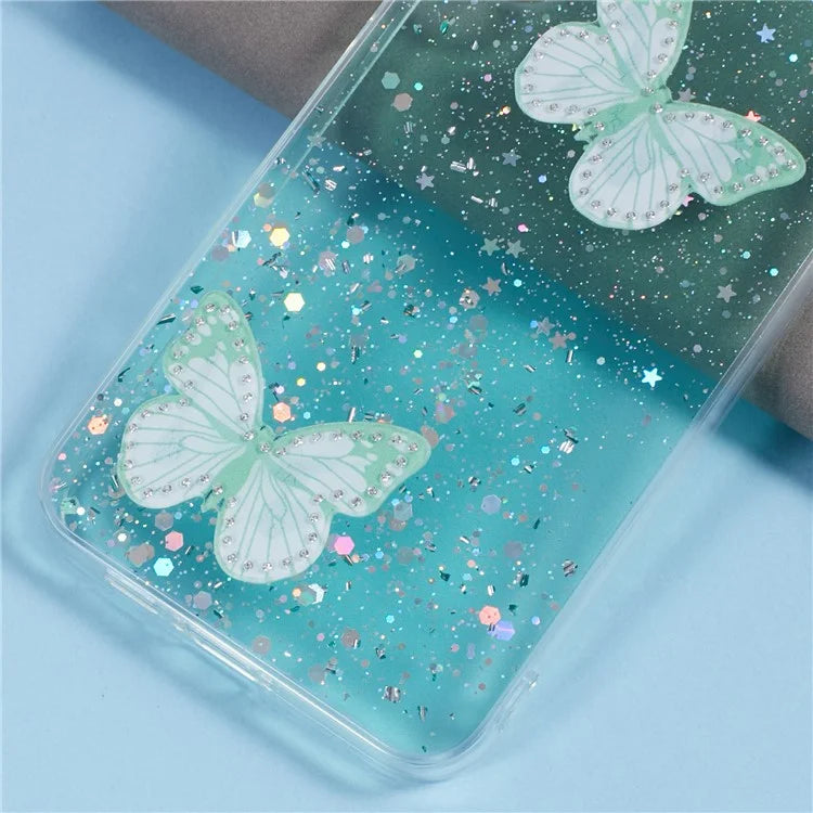 AW Series For Samsung Galaxy A35 5G Slim Case Butterfly Pattern TPU+PVC Phone Shell