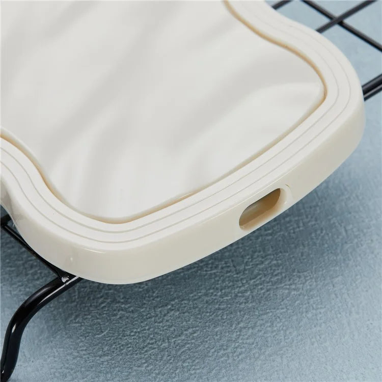 WT Series for iPhone 15 Case Wavy Edge TPU+PC Phone Cover