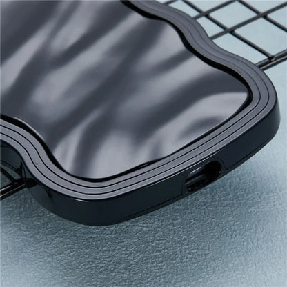 WT Series for iPhone 15 Case Wavy Edge TPU+PC Phone Cover