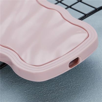 WT Series for iPhone 15 Case Wavy Edge TPU+PC Phone Cover