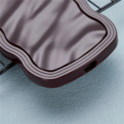 WT Series for iPhone 15 Case Wavy Edge TPU+PC Phone Cover
