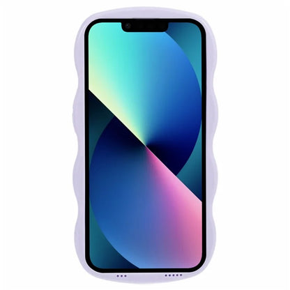 WT Series for iPhone 13 Case with Wavy Edge Hard PC Soft TPU Protection Cover