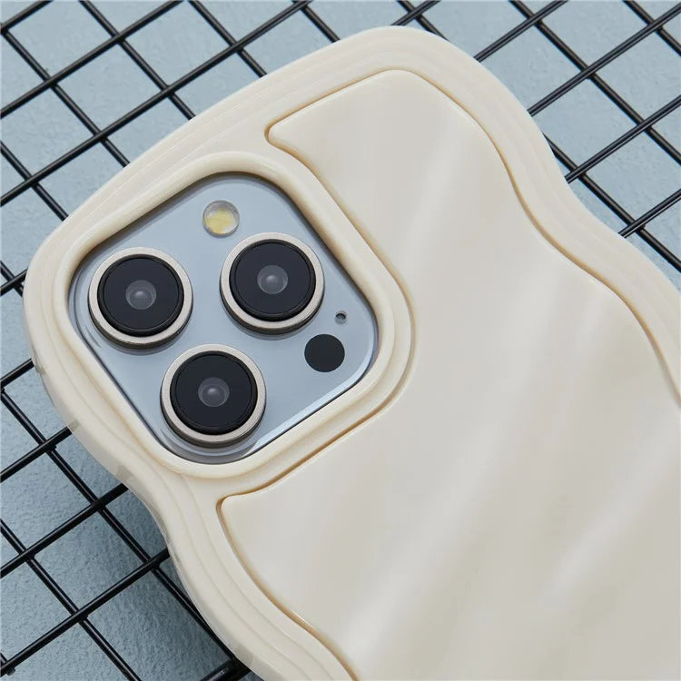 WT Series for iPhone 14 Pro Case Wave Edge TPU+PC Protective Phone Cover
