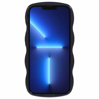 WT Series for iPhone 13 Pro Max Case Wave Design Non-Slip Grip TPU+PC Phone Cover