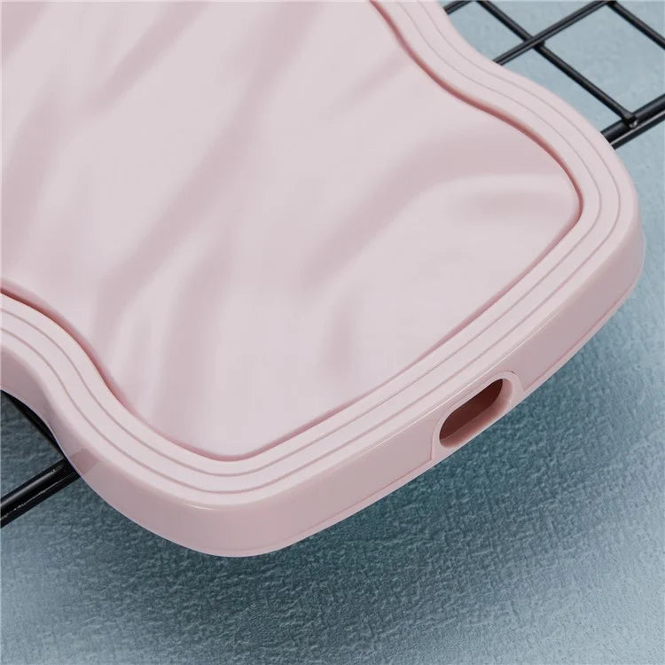 WT Series for iPhone 13 Pro Max Case Wave Design Non-Slip Grip TPU+PC Phone Cover
