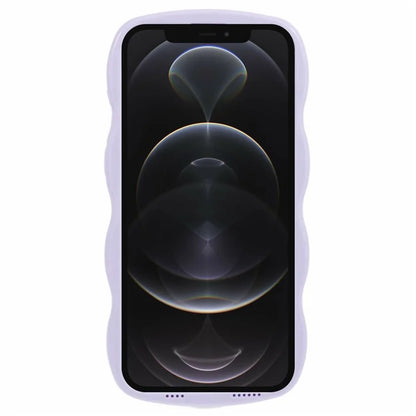 WT Series for iPhone 12 Pro Max Case Wave Frame TPU+PC Hybrid Phone Cover