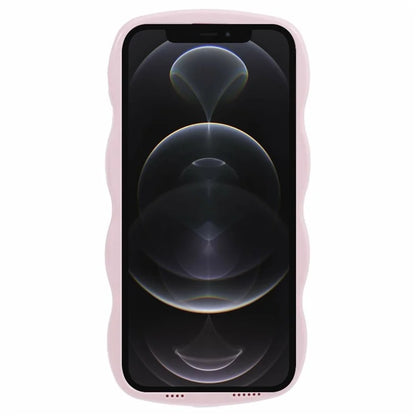 WT Series for iPhone 12 / 12 Pro Case Wavy Edge Shockproof TPU+PC Phone Cover